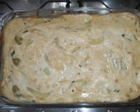 Peixe  ao molho branco com batatas