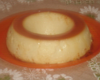 Pudim delicioso de coco