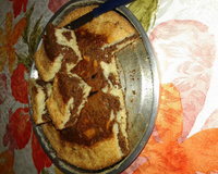 Bolo mesclado de liquidificador