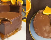 Torta de chocolate com laranja cremosa é a sobremesa para impressionar todo mundo