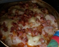 Macarrão ninho ao forno