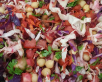 Salada de grão-de-bico