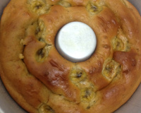 Bolo de banana de liquidificador