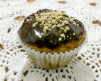Cupcake integral de cenoura e mel