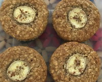 Bolo diet de banana, sem farinha e sem açúcar