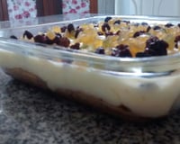 Pavê de biscoito champagne