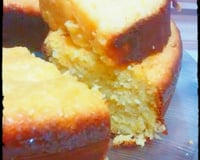 Bolo fácil de milho com coco