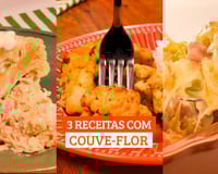 Couve - flor frita