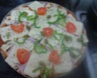 Pizza de pão de fôrma