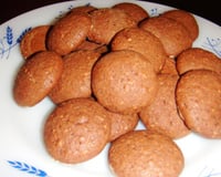 Biscoitos de chocolate e aveia