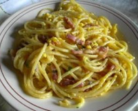 Espaguete à Carbonara