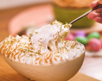 Ovo recheado com torta de limão