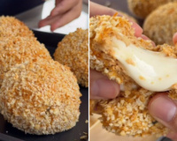 Sem farinha na massa: essa bolota proteica crocante com queijo derretido virou meu lanche favorito