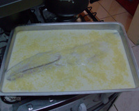 Salmão ao molho de queijo