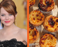Emma Stone comeu 60 pasteis de nata em 'Pobres Criaturas'; Veja como fazer  o doce português destaque no filme vencedor do Oscar