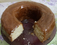 Bolo de limão de padaria