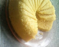 Bolo fofinho de fubá de microondas