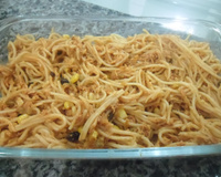 Macarrão de forno de Natal