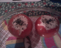 Tomates recheados com ricota