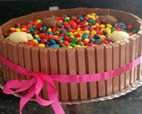 Bolo de Kit Kat à minha moda