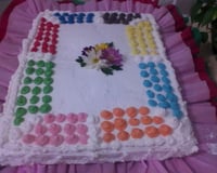 Bolo de festa confeitado fácil