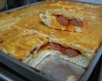 Cachorro quente ao forno