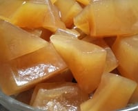 Doce de mamão verde em cubinhos