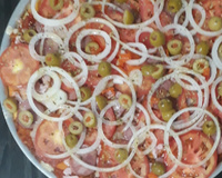 Massa de pizza fácil no liquidificador