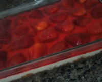 Torta de morango com iogurte