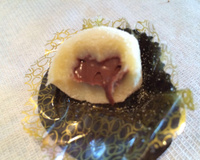 Brigadeiro de leite em pó com creme de avelã