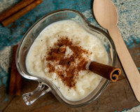 Arroz doce com leite condensado