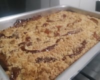 Cuca rápida de doce de leite