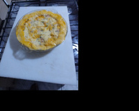 Torta de palmito com requeijão