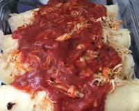 Panquecas com massa de tapioca