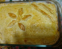 Pastelão de frango mais que gostoso