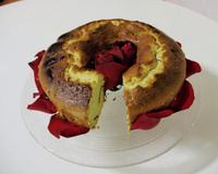 Bolo de Pétalas de Rosas