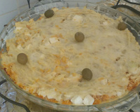 Escondidinho de frango com batata doce fit