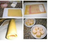 Rondelli com massa de pastel