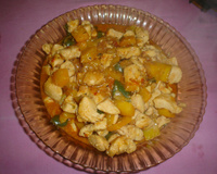 Moqueca rápida de frango