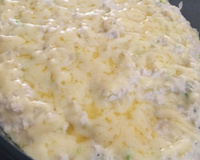 Torta fácil de frango com alho poró