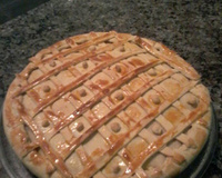 Torta de frango com palmito e requeijão