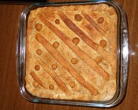 Torta de ricota com brócolis