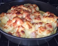 Couve-flor gratinada