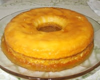 Bolo pudim de laranja