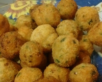 Bolinho de bacalhau e mandioca