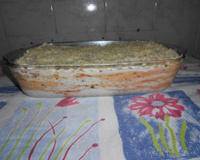 Lasanha de frango com requeijão da Ana