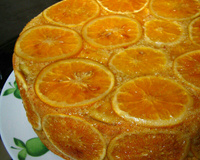 Bolo de laranja com casca
