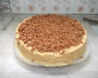 Torta crocante de doce de leite