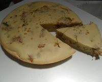Bolo de Banana com recheio de Nutella