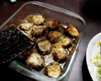 Cogumelos recheados aos 4 queijos